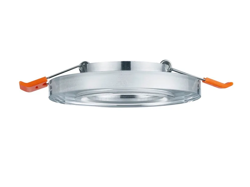 LED Einbaustrahler, Dimmfunktion, LED wechselbar, Warmweiß, Decken-einbauleuchte, Einbau Decken-spots dimmbar, Silber Ø 9cm från Trio i Silver – produktbild 5 av 5