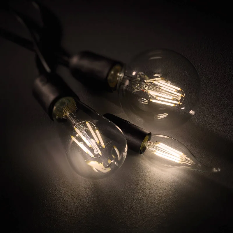 Lighting LED-filamentlampa E27 8 W switch dimmer 2 700 K från Trio – produktbild
