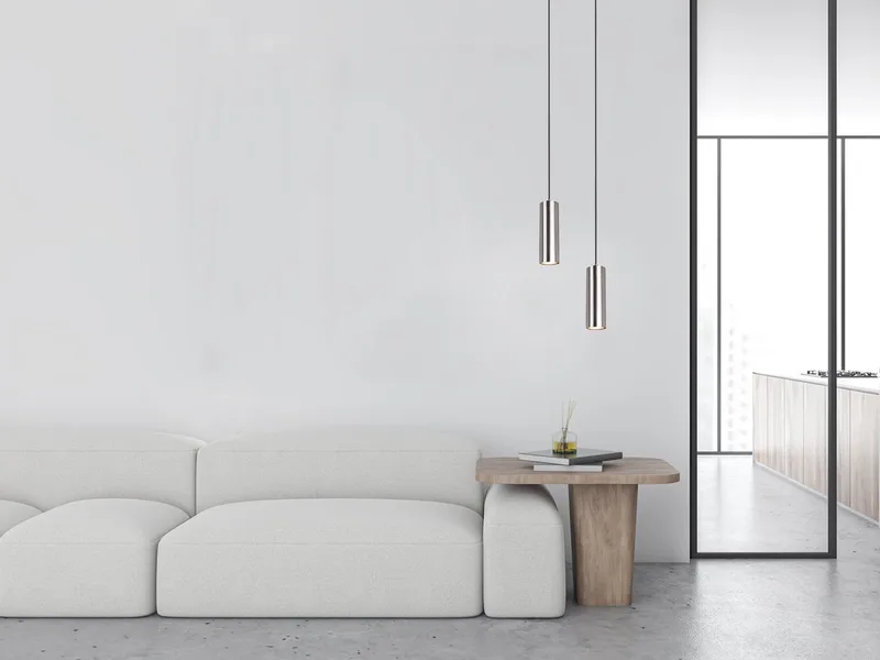 LED Pendelleuchte Metall Silber Ø 6cm inkl. GU10 LED, dimmbar, LED wechselbar, Warmweiß, kleine Esstisch-Lampe einflammig hängend, für Kücheninsel & Nachttisch de Trio en Argent – photo produit 5 sur 5