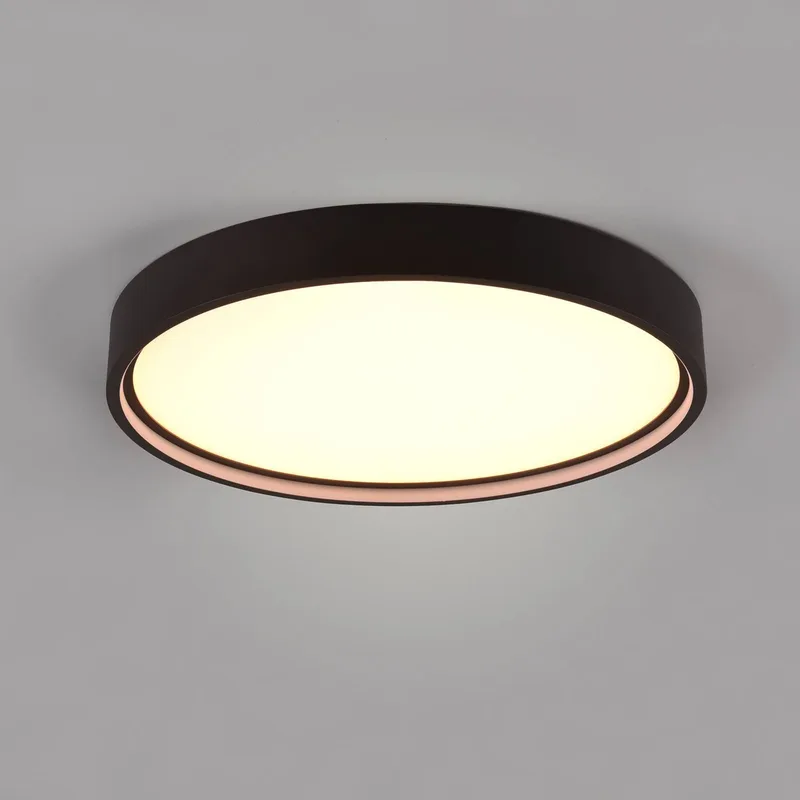 LED plafondlamp Doha, CCT, mat zwart van Trio in Mat zwart, Wit – productfoto