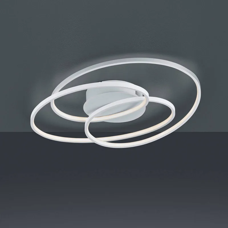LED plafondlamp Gale, 60 cm från Trio i Mat wit – produktbild