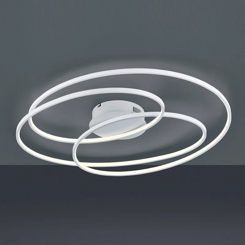 LED plafondlamp Gale, 80 cm fra Trio i Mat wit – produktbillede