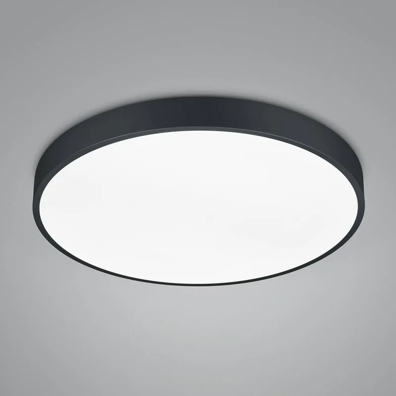 LED plafondlamp Waco, CCT, Ø 49,5 cm fra Trio i Zwart mat – produktbillede