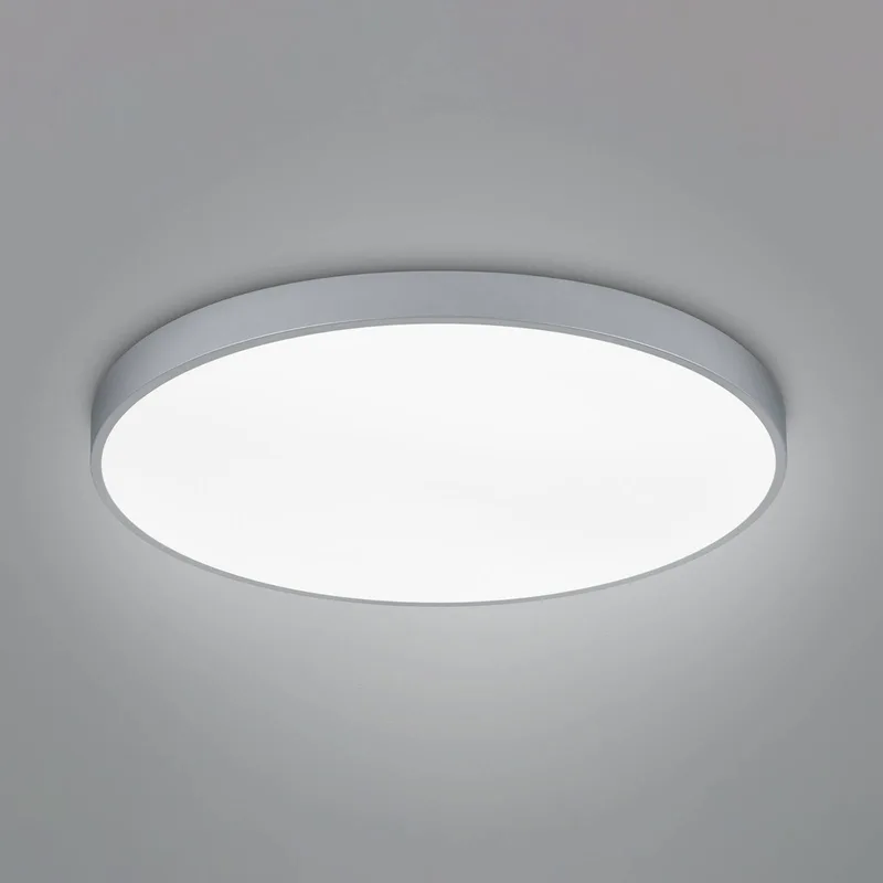 LED plafondlamp Waco, CCT, Ø 75 cm von Trio in Titanium – Produktfoto