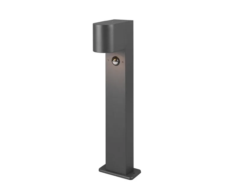LED Pollerleuchte 50cm mit Bewegungsmelder & GU10 LED, Bewegungssensor, LED wechselbar, warmweiß, Wegeleuchte zur Garten Wegbeleuchtung, Außenleuchte Gartenlampe by Trio in Black – product photo
