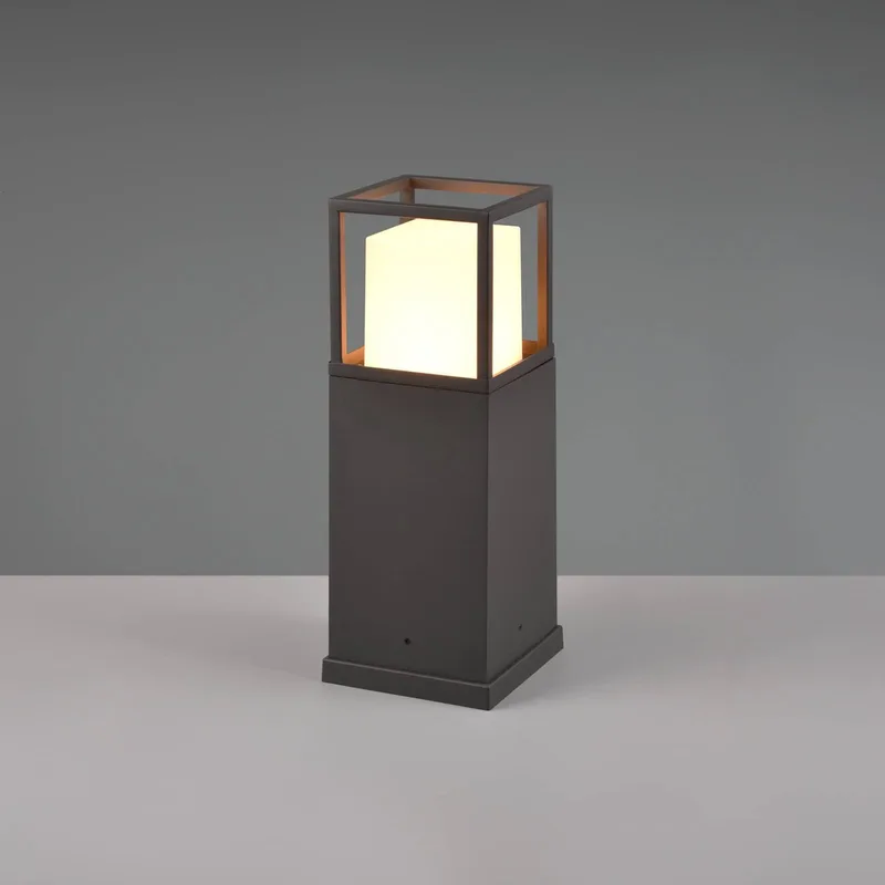 LED sokkellamp Witham, 40 cm hoog, antraciet, CCT, IP54 by Trio in Anthracite, White – product photo