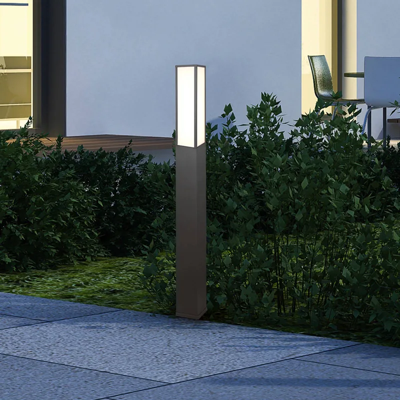 LED tuinpadverlichting Fuerte, antraciet, aluminium, IP54 van Trio in Antraciet, Wit – productfoto