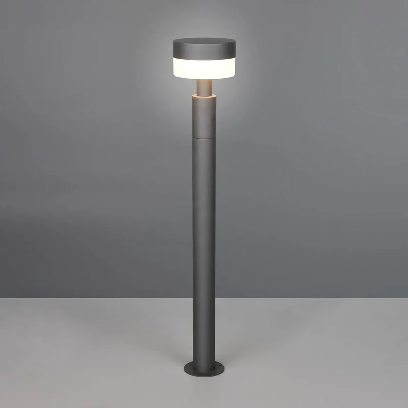 LED tuinpadverlichting Mackenzie, hoogte 95 cm, aluminium gietwerk de Trio en Anthracite – photo produit