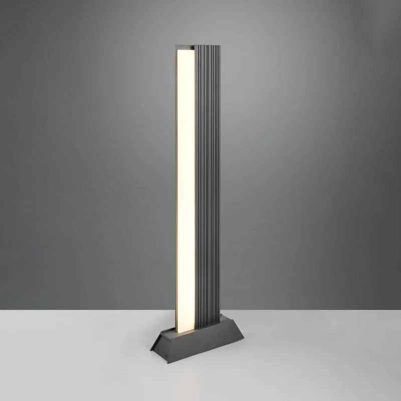 LED tuinpadverlichting MARIZA, hoogte 100 cm, metaal, IP65 de Trio en Anthracite – photo produit