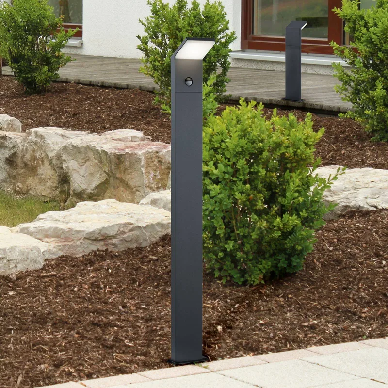LED tuinpadverlichting PEARL hoogte 100 cm metaal IP54 de Trio en Anthracite – photo produit