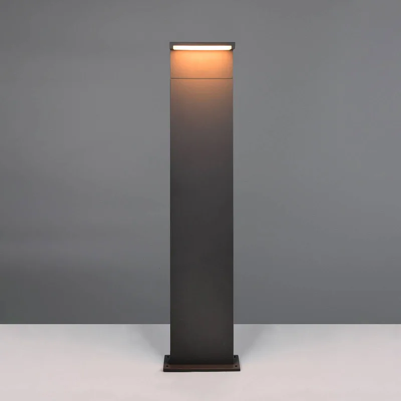 LED tuinpadverlichting Ravi, hoogte 100 cm, metaal, IP65 de Trio en Anthracite – photo produit