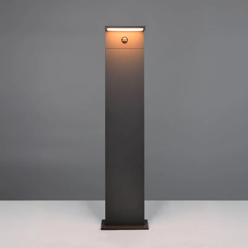 LED tuinpadverlichting Ravi, hoogte 100 cm, sensor, IP54 de Trio en Anthracite – photo produit