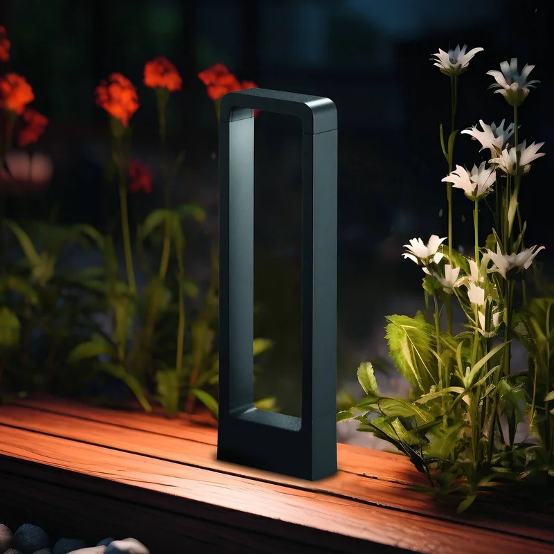 LED tuinpadverlichting RENO, hoogte 50 cm, metaal, IP54 de Trio en Anthracite – photo produit