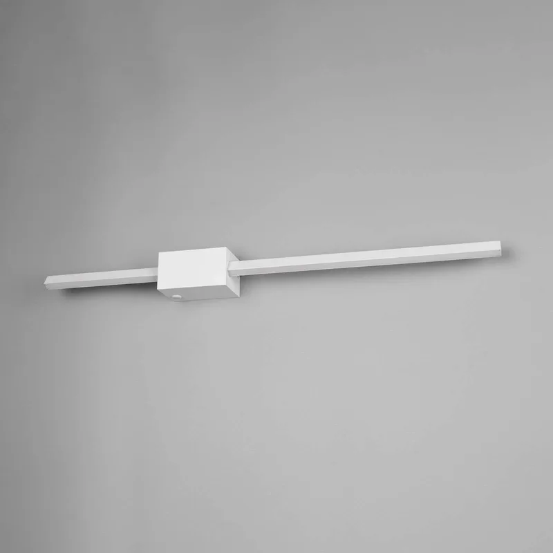 LED wandlamp Cassino, mat wit, breedte 70 cm, metaal de Trio en Wit mat – photo produit