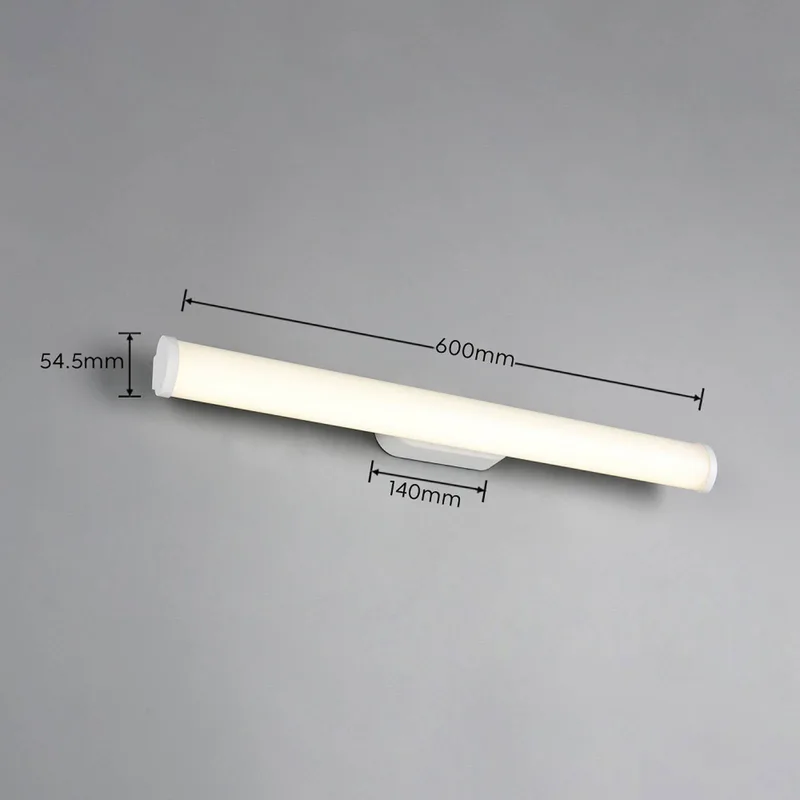 LED wandlamp Ernesto, matwit, breedte 60 cm, 4.000 K, IP44 by Trio in Mat wit – product photo