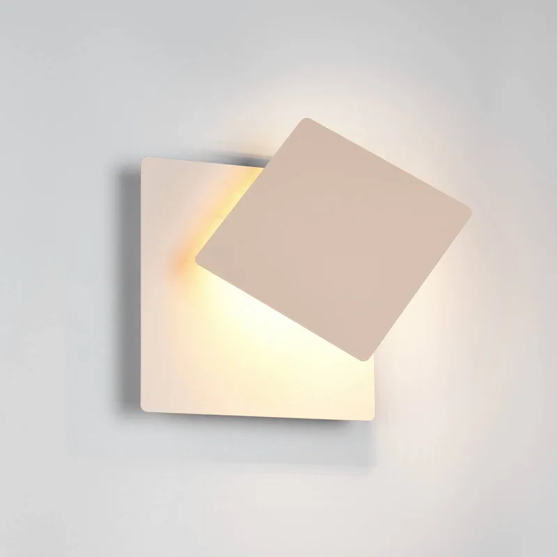 LED wandlamp Mio, breedte 18 cm, metaal de Trio en Beige – photo produit