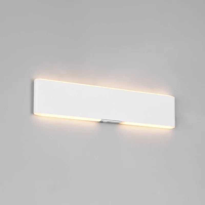 LED wandlamp op accu Conchita, breedte 32 cm, wit, metaal, CCT de Trio en Wit mat – photo produit