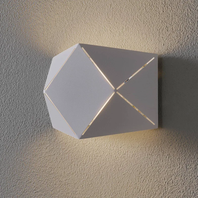 LED-Wandlampe Zandor in Weiß, Breite 18 cm von Trio in Weiß – Produktfoto