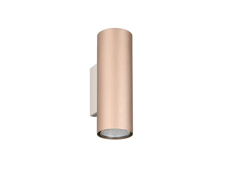 LED Wandleuchte Up & Down Höhe 18cm, inkl. GU10 LED, dimmbar, LED wechselbar, Warmweiß, kleine innen Wandlampe, indirekte Wand-Beleuchtung Wohnzimmer von Trio in Braun, Grau – Produktfoto