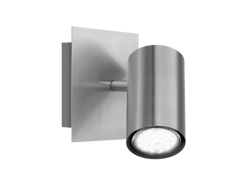 LED Wandstrahler Spot schwenkbar Höhe 12cm inkl. GU10 LED, dimmbar, LED wechselbar, Warmweiß, kleine innen Wand-Leuchte, Strahler für Wohnzimmer & Flur från Trio i Silver – produktbild