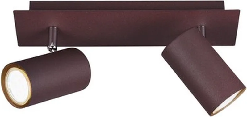 MARLEY - Spot - excl. 2x GU10 3 W - Plafondbevestiging från Trio i Roestkleur – produktbild