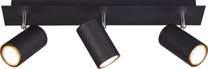 MARLEY - Spot - excl. 3x GU10 3 W - Snoerschakelaar by Trio in Zwart mat – product photo