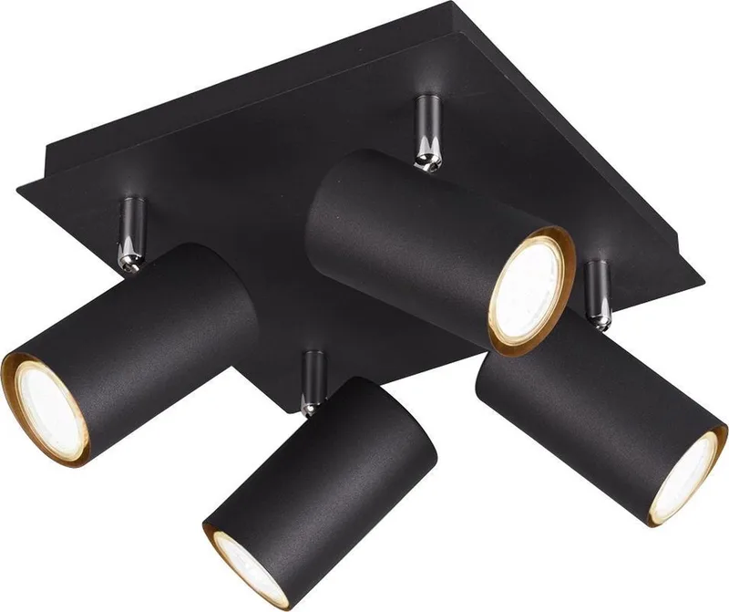 MARLEY - Spot - excl. 4x GU10 3W by Trio in Zwart mat – product photo