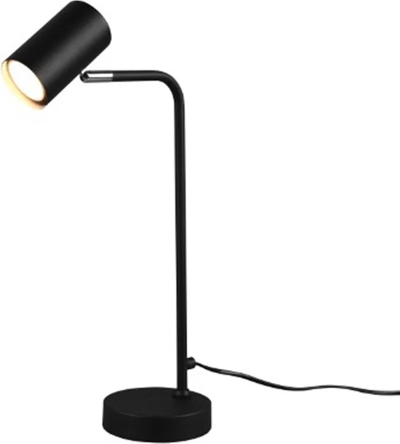 MARLEY - Tafellamp - Bureaulamp - excl. 1x GU10 4,5W von Trio in Zwart mat – Produktfoto