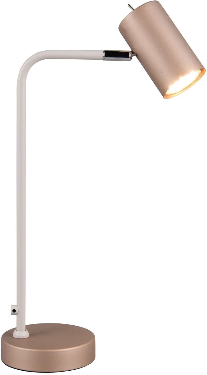 MARLEY - Tafellamp - Bureaulamp - Warm Grijs - excl. 1x GU10 4,5 W fra Trio i Mokka – produktbillede