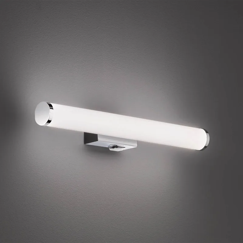 Mattimo LED wandlamp, breedte 40 cm, chroom, schakelaar von Trio in Chrom, Weiß – Produktfoto