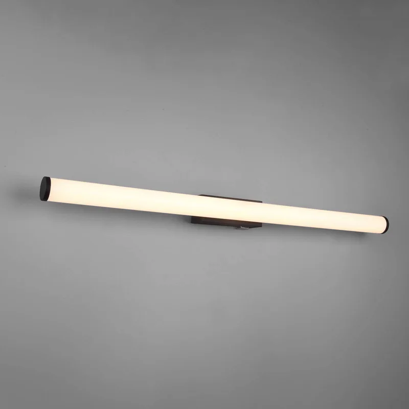Mattimo LED wandlamp, breedte 80 cm, zwart, schakelaar von Trio in Matzwart, Weiß – Produktfoto
