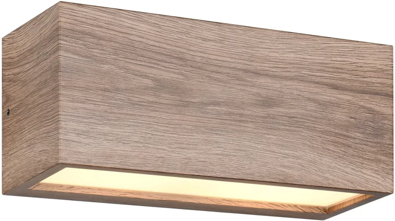 MAYENNE - Wandlamp - excl. 2x E14 4W - Buitenverlichting - IP44 von Trio in Hout element – Produktfoto