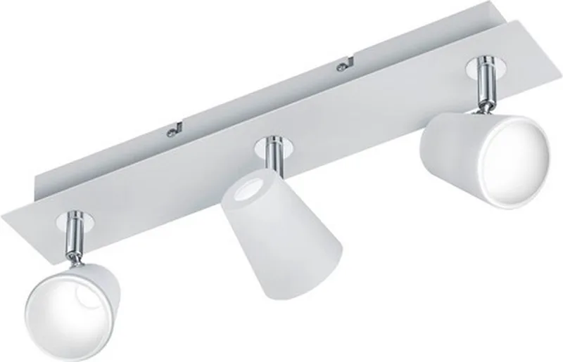 NARCOS - Spot - mat - incl. 3x SMD 6,5 W - Plafondbevestiging - Patroon bescherming - Niet dimbaar van Trio in Wit – productfoto