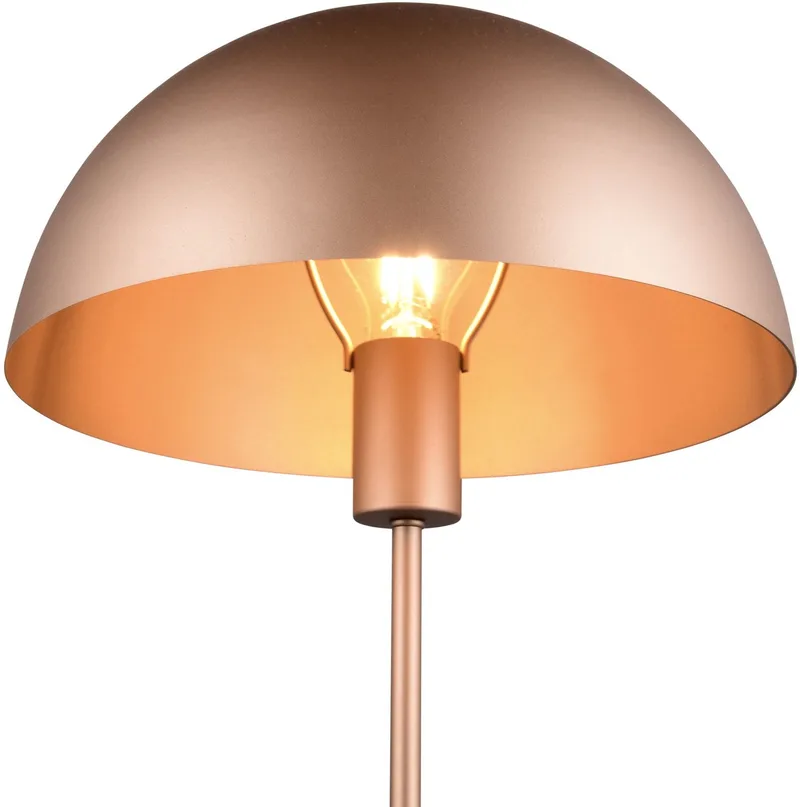 NOLA - Tafellamp - excl. 1x E27 4,9 W - Snoerschakelaar de Trio en Mokka – photo produit