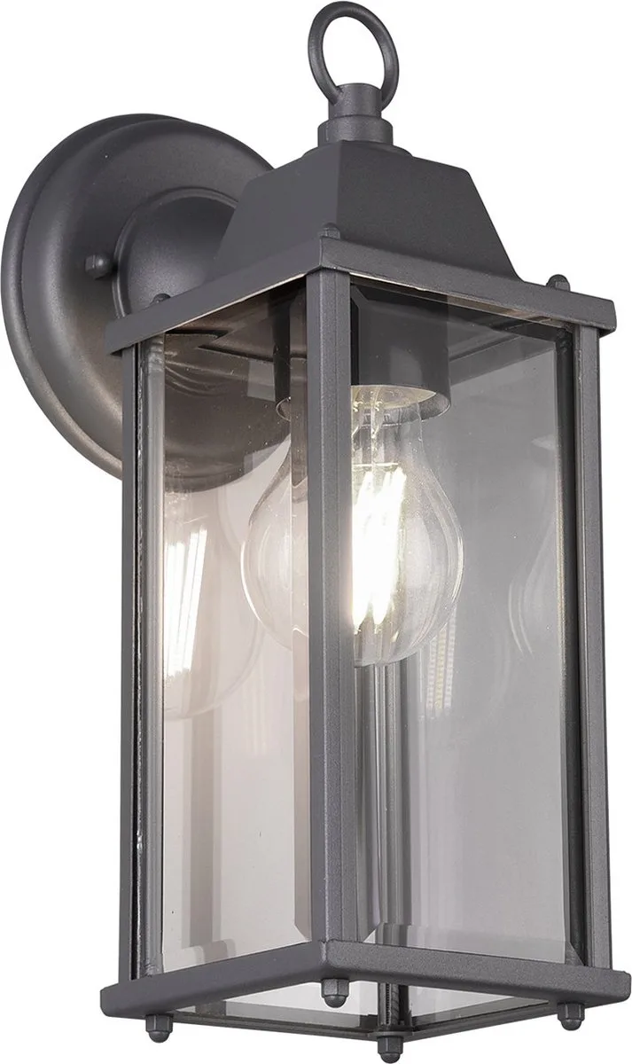 OLONA - Wandlamp - excl. 1x E27 4 W - Wandmontage - Buitenverlichting - IP23 van Trio in Antraciet – productfoto