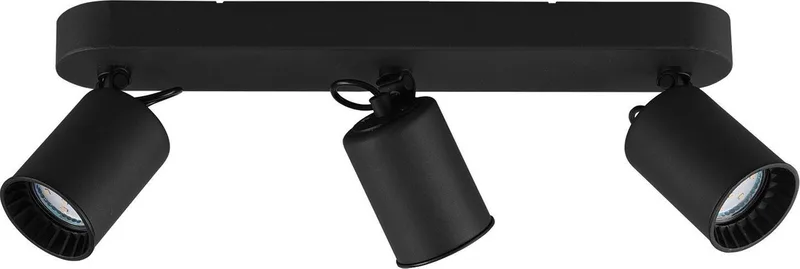 PAGO - Spot - mat - excl. 3x GU10 4,9 W - Plafondbevestiging från Trio i Svart – produktbild