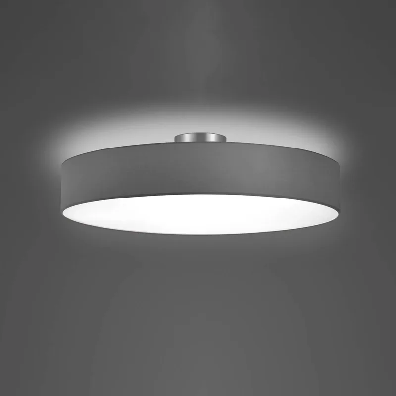 Plafondlamp Hotel, mat nikkel/grijs, Ø 65 cm von Trio in Mat nikkel, Grau – Produktfoto