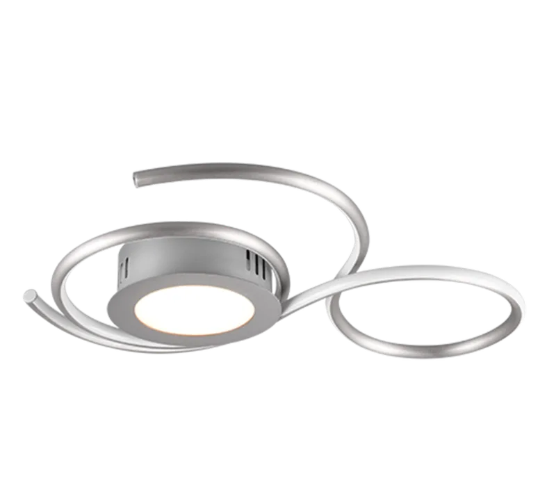 Plafondlamp Jive L 50 cm mat chroom fra Trio – produktbillede