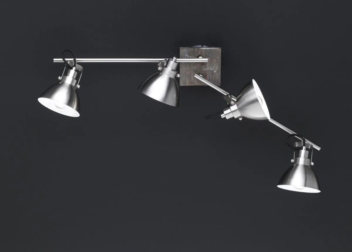 Plafondlamp Klassiek - H:0cm - E14 - Voor Binnen - Metaal - Plafondlampen - Slaapkamer - Kinderkamer - Woonkamer - Plafonnieres von Trio in Braun – Produktfoto