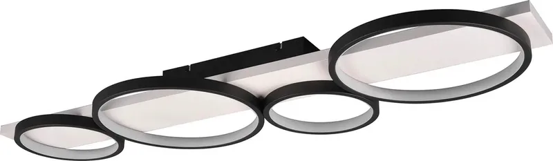 Plafondlamp Trio Leuchten Medera de Trio en Noir – photo produit