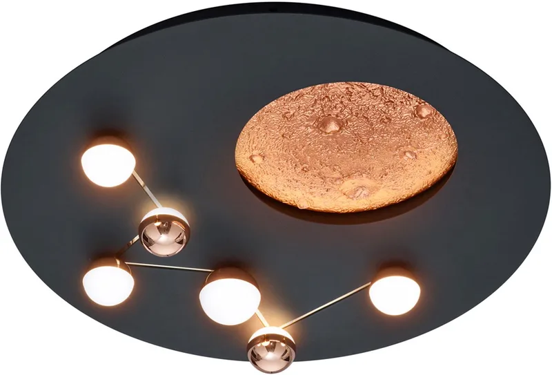 Plafondlamp Trio Leuchten Zodiac van Trio in Zwart – productfoto