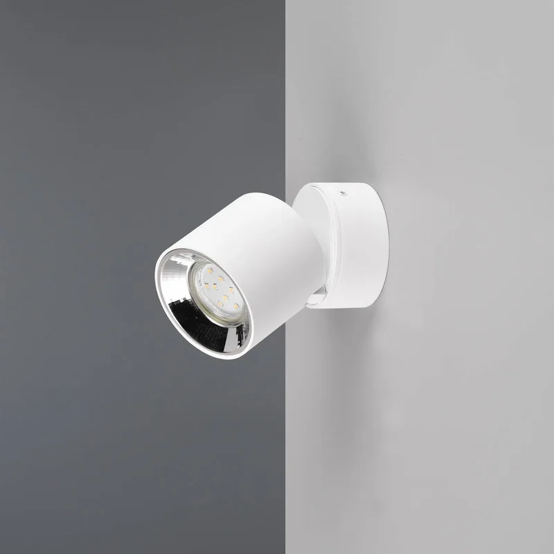 Plafondspot Guayana GU10 1-lamp wit de Trio en Mat wit – photo produit