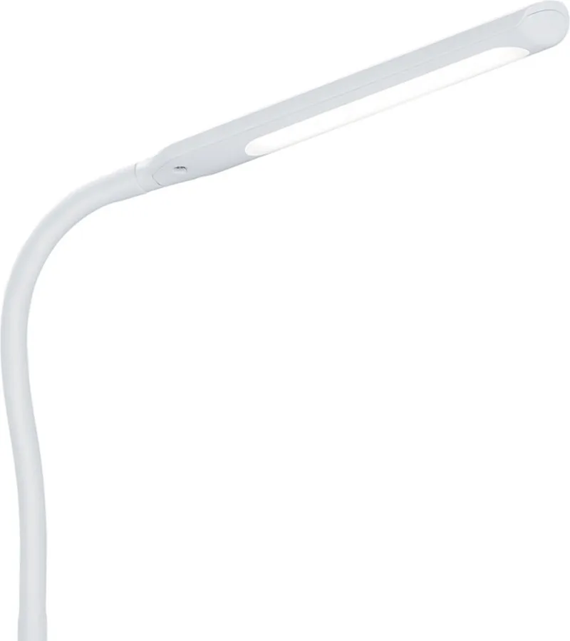 POLO - Tafellamp - Bureaulamp - incl. 1x SMD 5 W - Instelbare lichtkleur - 4-stappen TOUCH - Flexibel de Trio en Wit mat – photo produit