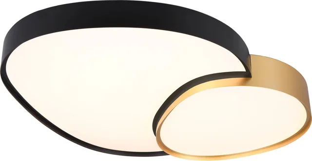 RISE - Plafondlamp - Wit mat - incl. 1x SMD 45W - Geintergreerde dimmer - Memory functie - Lichtkleur instelbaar