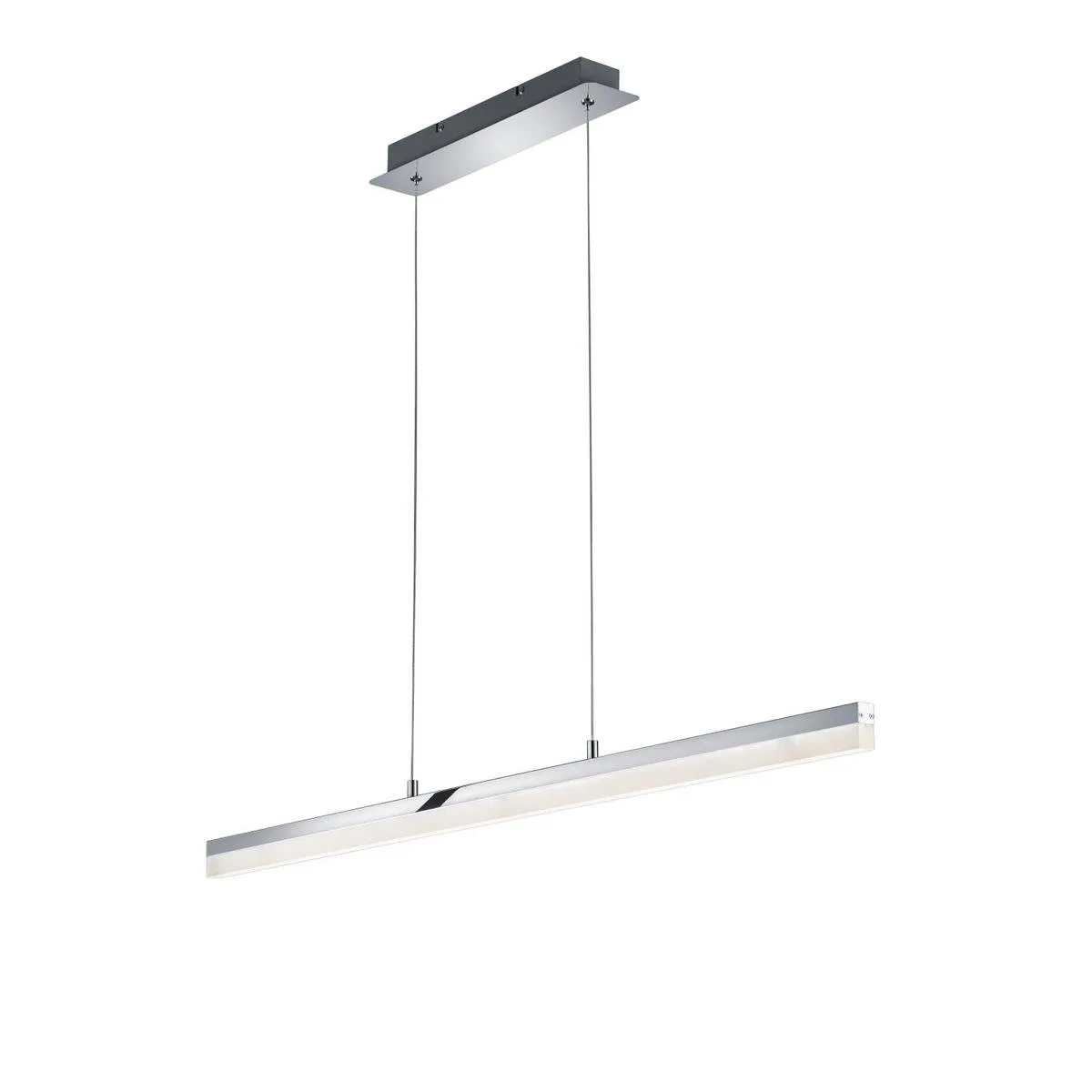 Sandro - Hanglamp - 1 lichts - H 1200 mm fra Trio i Krom – produktbillede