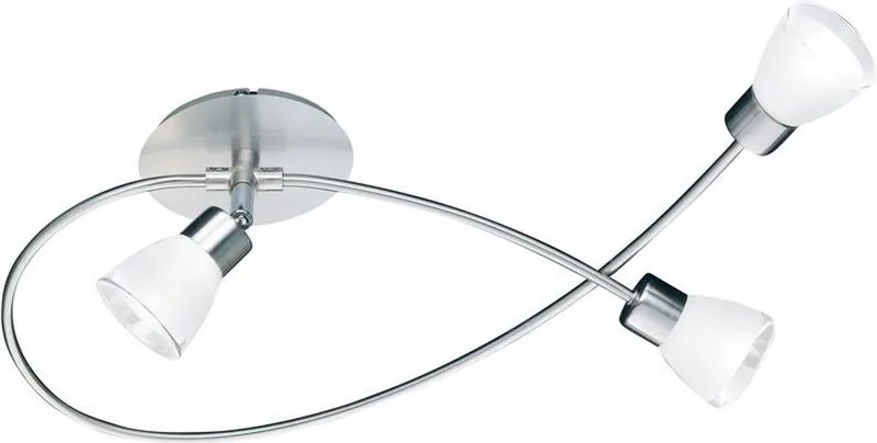 Serie 8184 Plafondlamp 3x28W Wit 618490307 de Trio en Rvs – photo produit