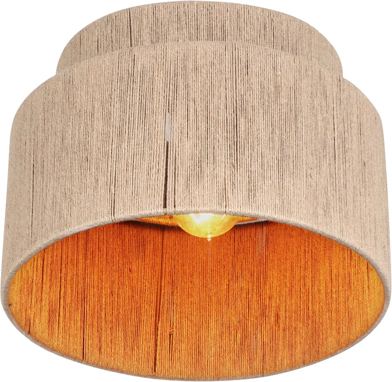 SMILLA - Plafondlamp - excl. 1x E27 4 W - Plafondbevestiging fra Trio i Beige – produktbillede