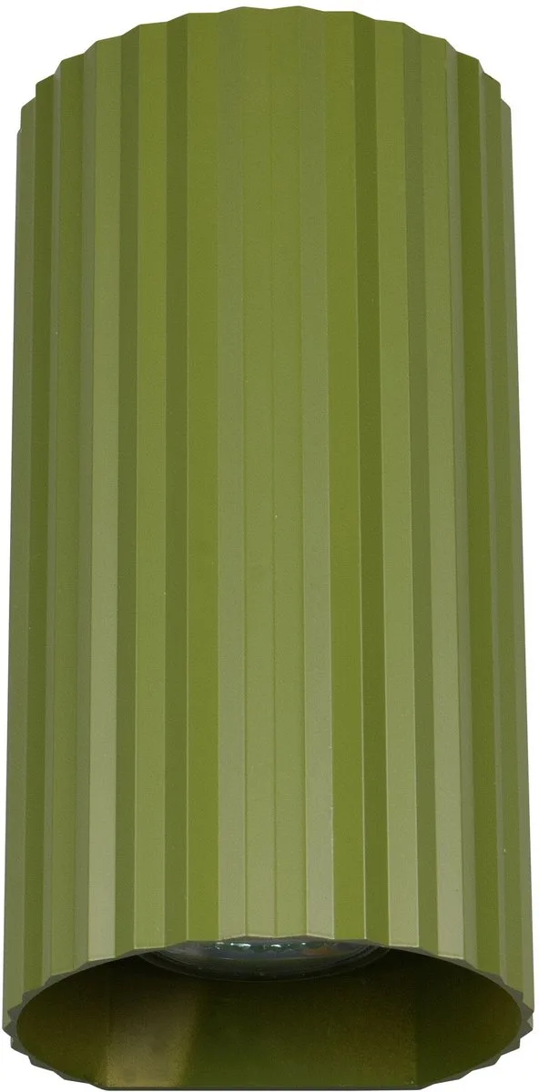 SOKA - Wandlamp - excl. 2x GU10 5 W - Verlichting omhoog en omlaag - Wandmontage van Trio in Groen – productfoto