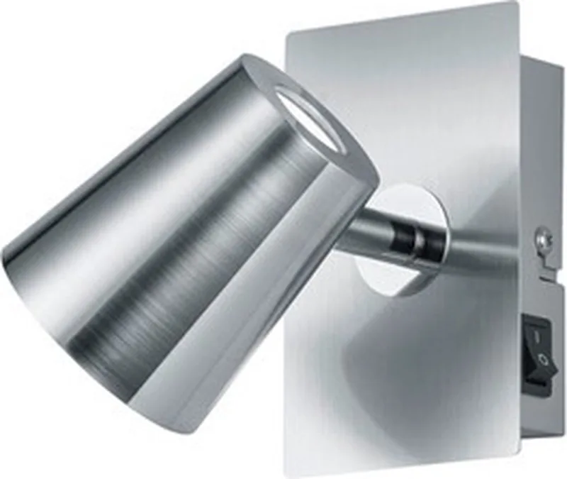 Spot Coupe 1 - Plafond spot - 1 lichts - D 155 mm - staal de Trio en Nikkel – photo produit