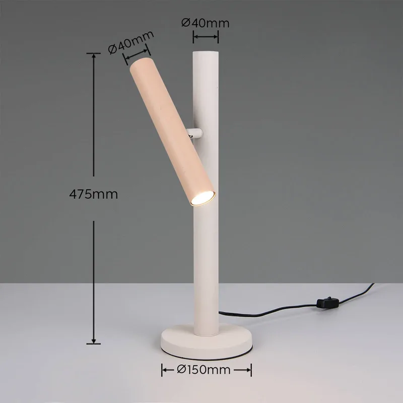 Tafellamp Terloa, hoogte 47 cm, metaal by Trio in Kleurrijk – product photo